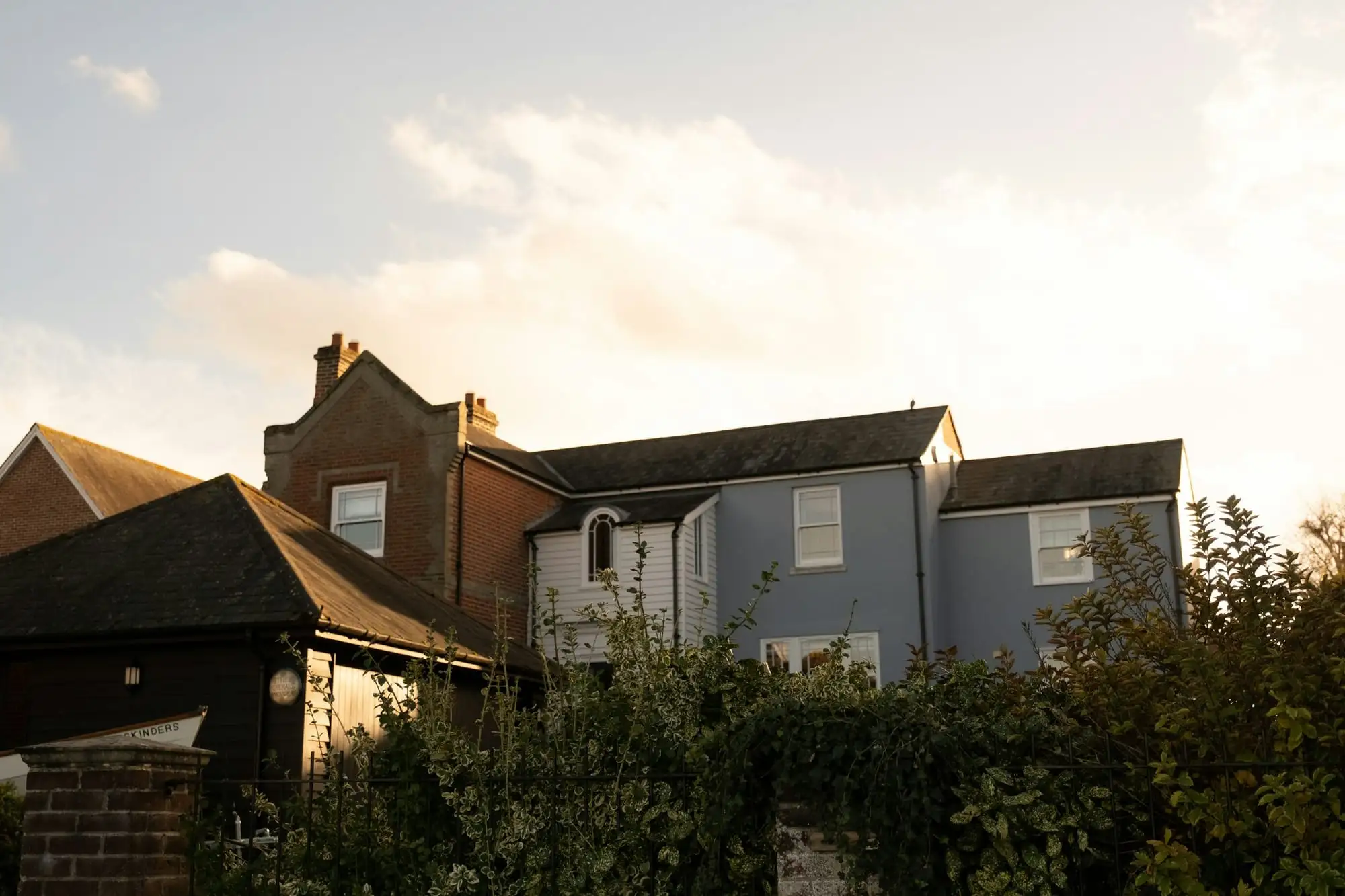 New build homes at dusk ready for inspection Snag Surveys Liverpool